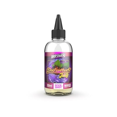 blackcurrant - juicy - 250 ml - drip - hacks - longfill - hackshot - esmoker.bg