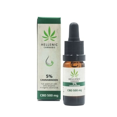 CBD-hellenic-cannabis-full-spectrum-500 mg-5%-10 мл-esmoker.bg