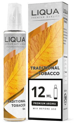 Liqua MIX and GO Long Fill 12мл/70мл - Traditional tobacco