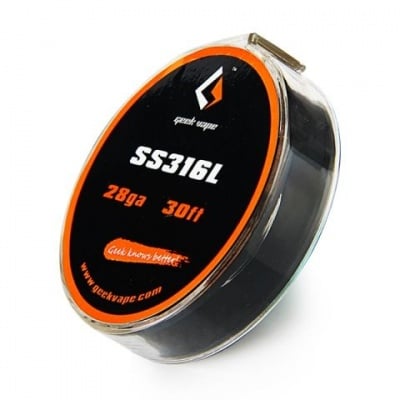 GeekVape 10м Tape Wire SS316L 28GA Изображение 1
