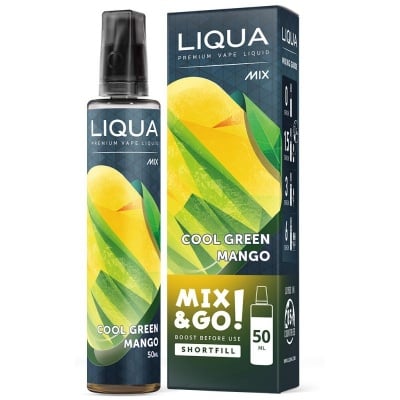 Liqua MIX and GO Short Fill 50мл/70мл - Cool Green Mango Изображение 1