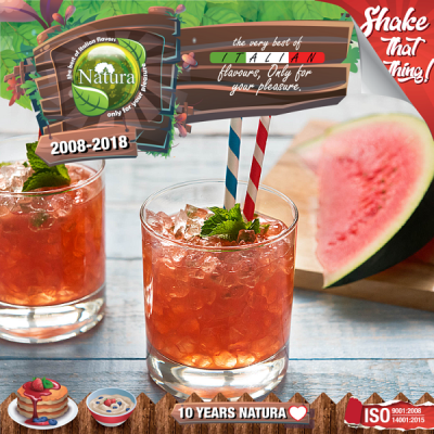 Natura Premium MIX and SHAKE Short Fill 60+40мл - Fizzy watermelon Изображение 1