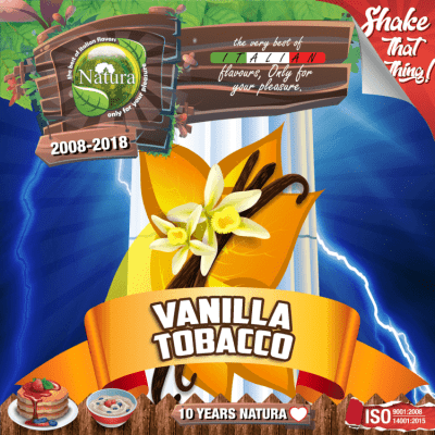 Natura Premium MIX and SHAKE Short Fill 60+40мл - Tobacco Vanilla Изображение 1