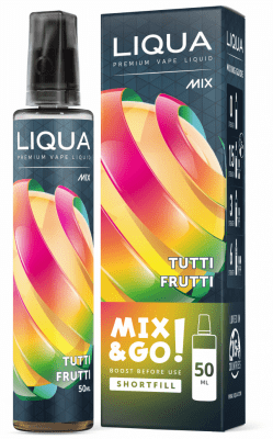 Liqua MIX and GO Short Fill 50мл/70мл - Tutti Frutti Изображение 1