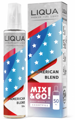 Liqua MIX and GO Short Fill 50мл/70мл - American Blend Изображение 1