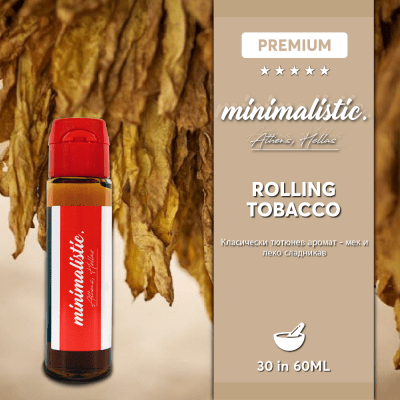 Minimalistic Short Fill 30/60мл - Rolling tobacco Изображение 1