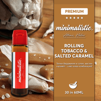 Minimalistic Short Fill 30/60мл - Rolling tobacco  Salted caramel Изображение 1
