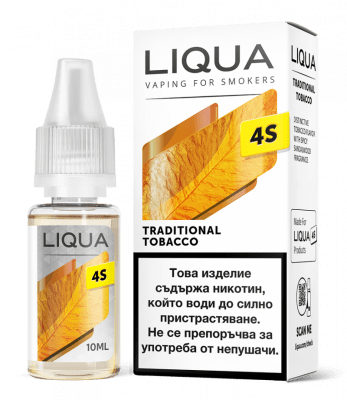 Traditional Tobacco 20мг - Liqua 4S никотинови соли Изображение 1