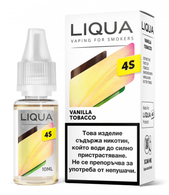 Vanilla Tobacco 20мг - Liqua 4S никотинови соли Изображение 1