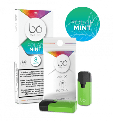 Пълнител за електронна цигара BO Mint - 20мг Изображение 1