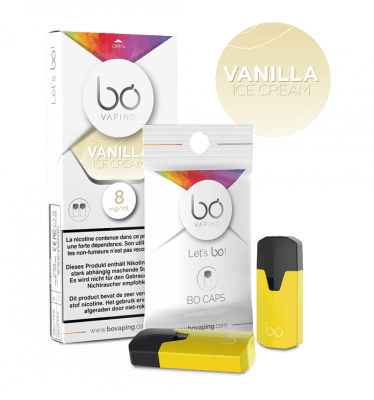 Пълнител за електронна цигара BO Vanilla Ice Cream - 8мг Изображение 1