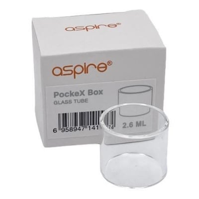 Aspire PockeX Box резервно стъкло 2.6 мл Изображение 1