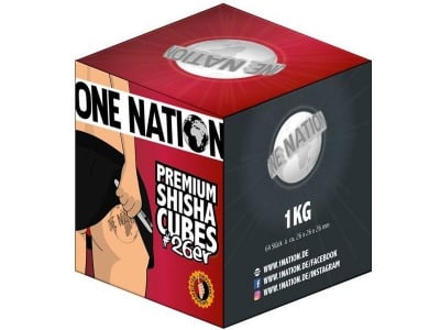 Въглени за наргиле One Nation 26 мм 1 кг Изображение 1