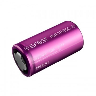 18350 Батерия Efest 1200mAh 10A Изображение 1