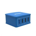 XTAR 27W 4-Port USB зарядна станция - синя