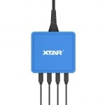 XTAR 27W 4-Port USB зарядна станция - синя Изображение 2