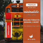 Minimalistic Short Fill 30/60мл - Rolling tobacco, Banana & Cherry