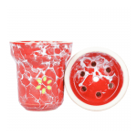 Чашка за наргиле Solaris Eva - червено/бяло Изображение 1
