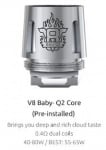 SMOK V8 Baby-Q2 Dual Core изп. глава - 0.4 ома Изображение 2